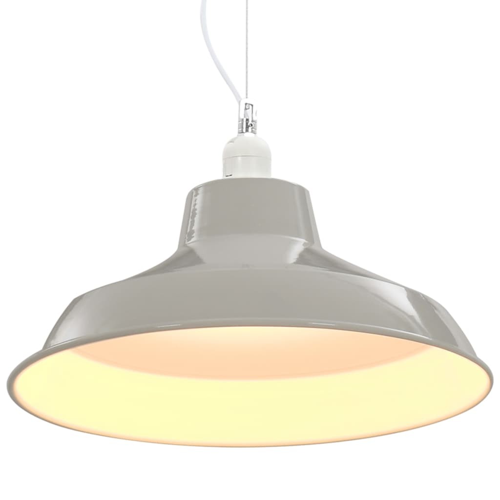 Hanging Lamps 2 pcs White Round E27